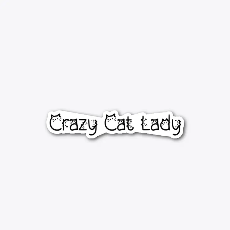 Crazy Cat Lady - Black