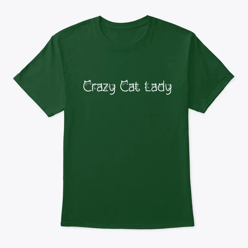 Crazy Cat lady - White