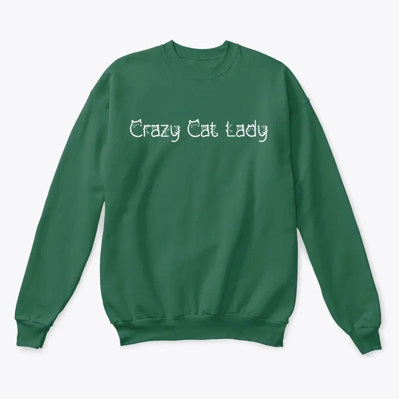 Crazy Cat lady - White